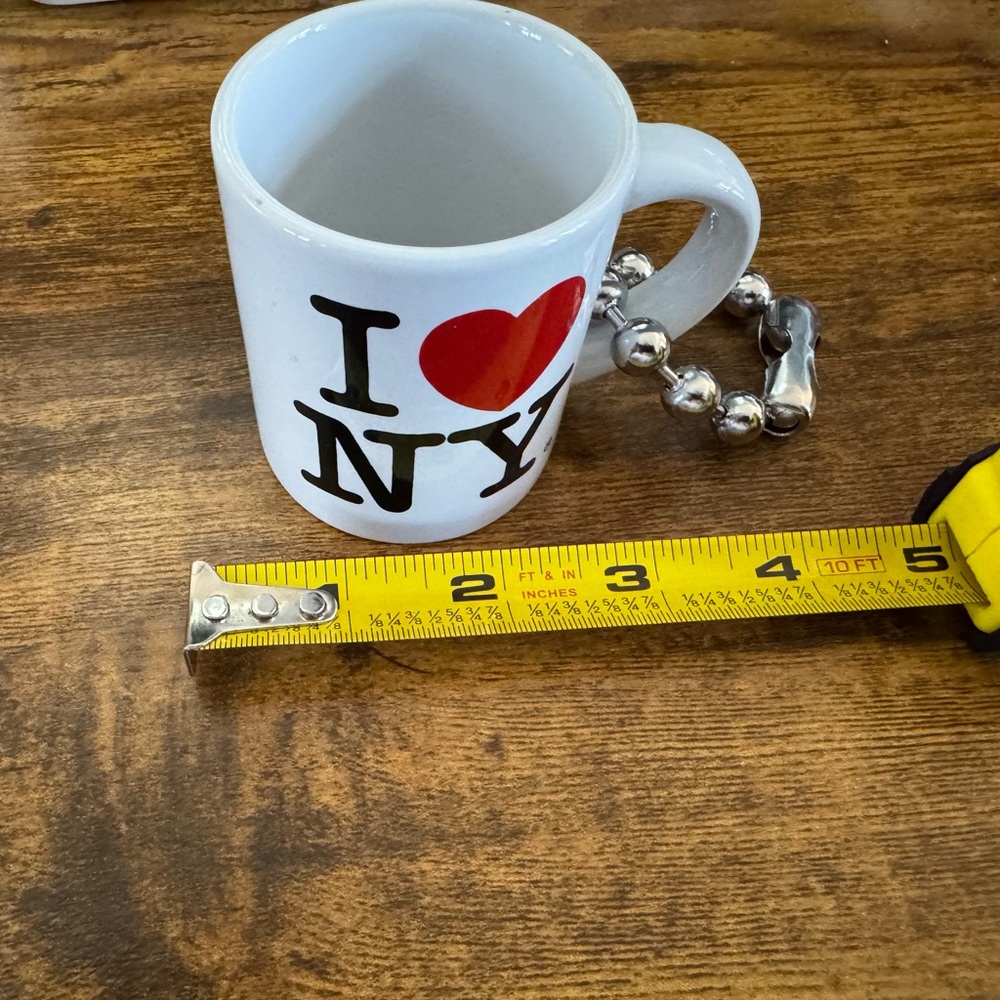 I ❤️ NY Coffee Mug Bag Charm - Picture 4 of 9